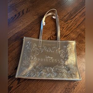 Disney Princess Embossed Gold Tote